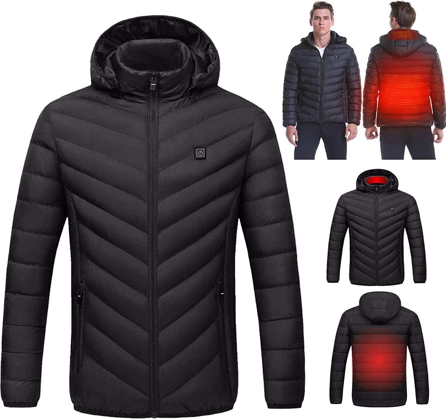 Heated Winter Jacket- Longsleeves - gaiten