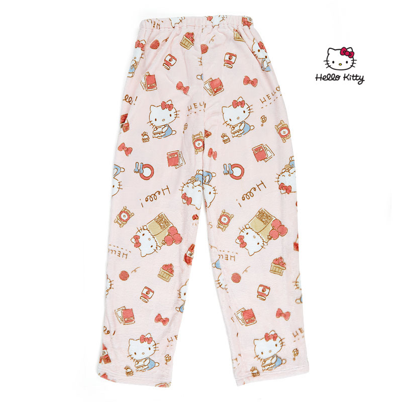 Hello Kitty Flannel Shirt Pajamas (life) Pink - gaiten