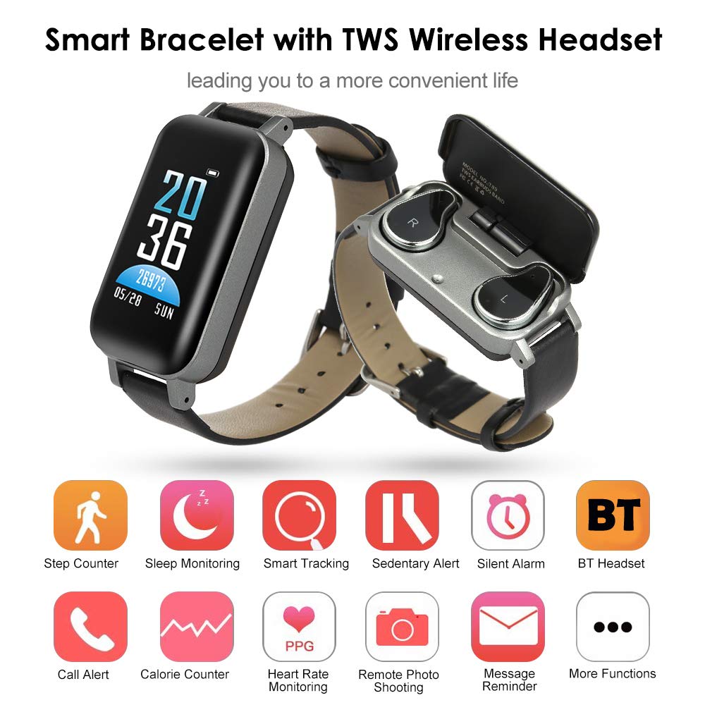 Smart Watch with Bluetooth Earphones gaiten